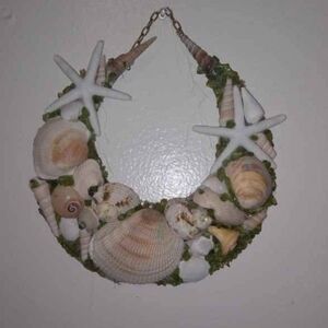 Seashell and Starfish Wreath